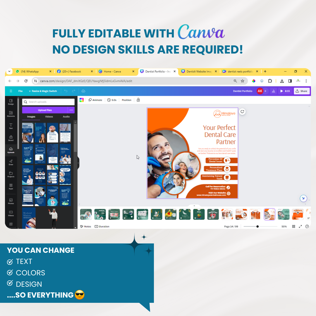 350+ Dentist Posts - Social Media Templates - Image 3