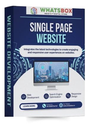 single page website