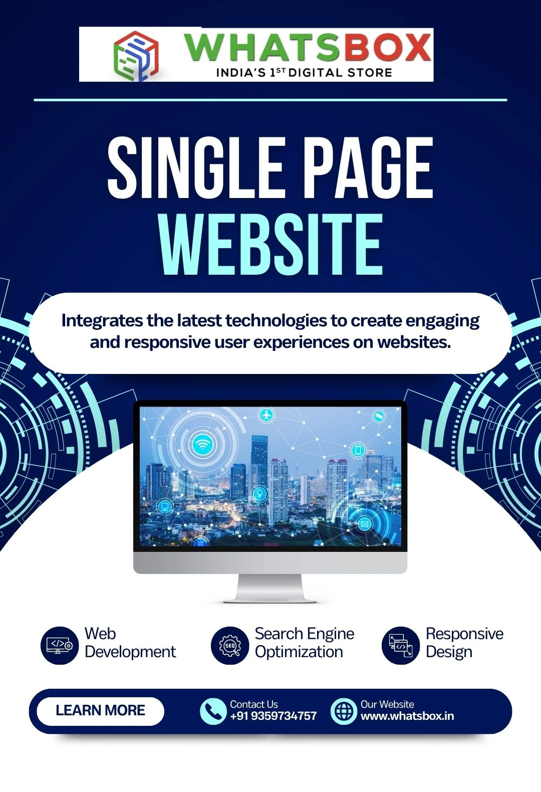 single page website