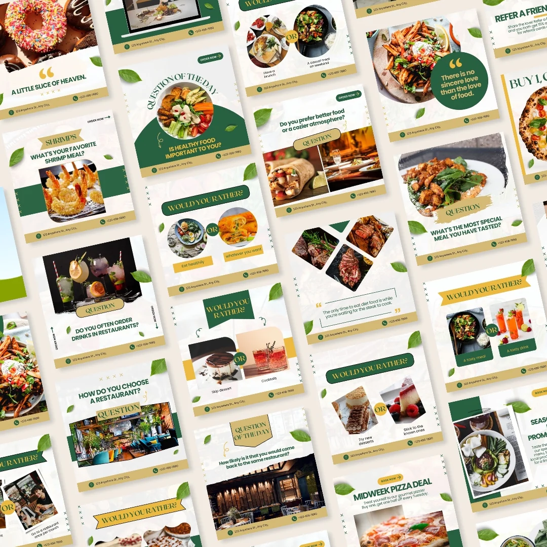 420 Restaurant Posts - Social Media Templates - Image 11