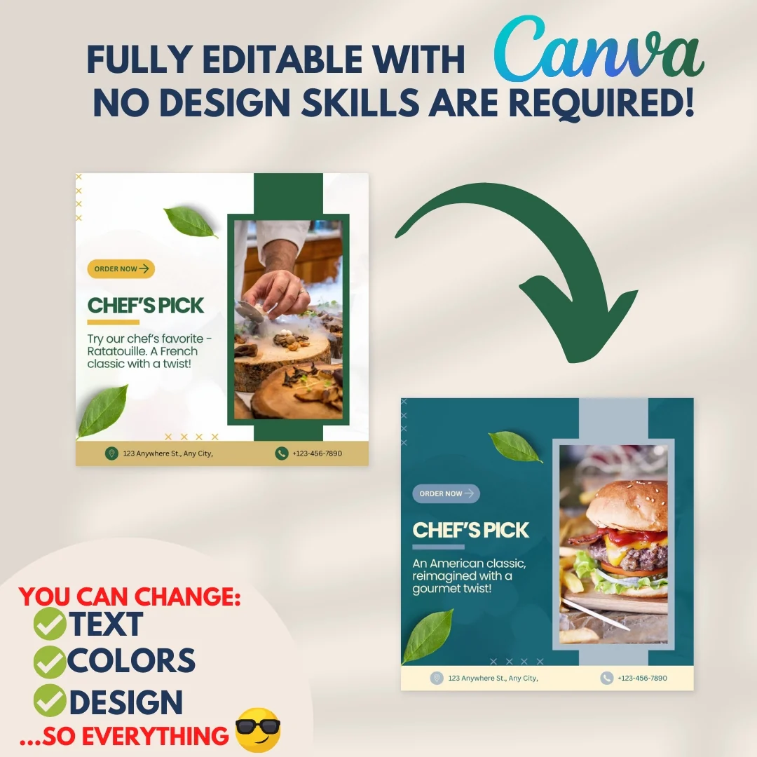 420 Restaurant Posts - Social Media Templates - Image 12