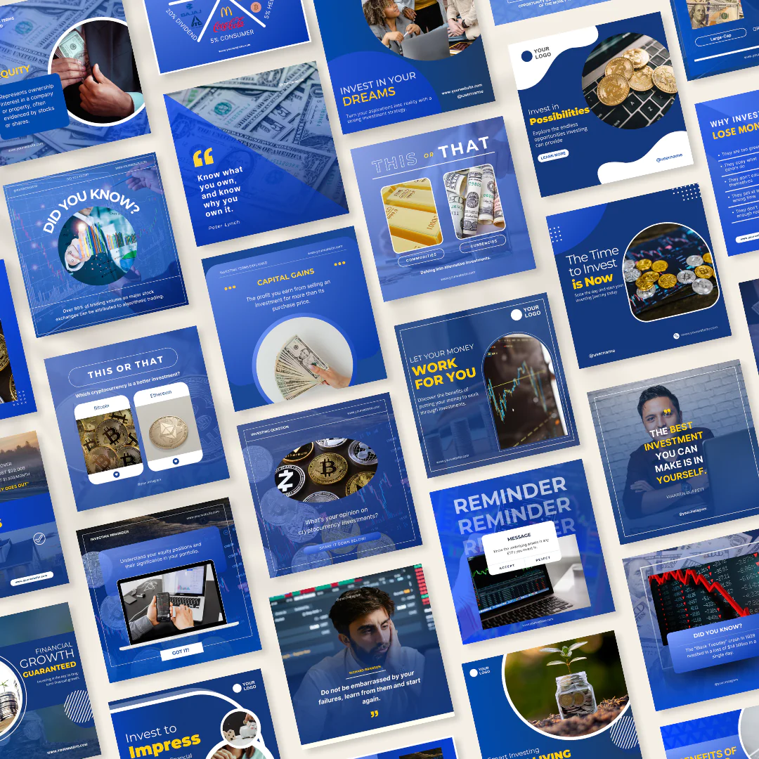 500 Investing Posts - Social Media Templates - Image 13