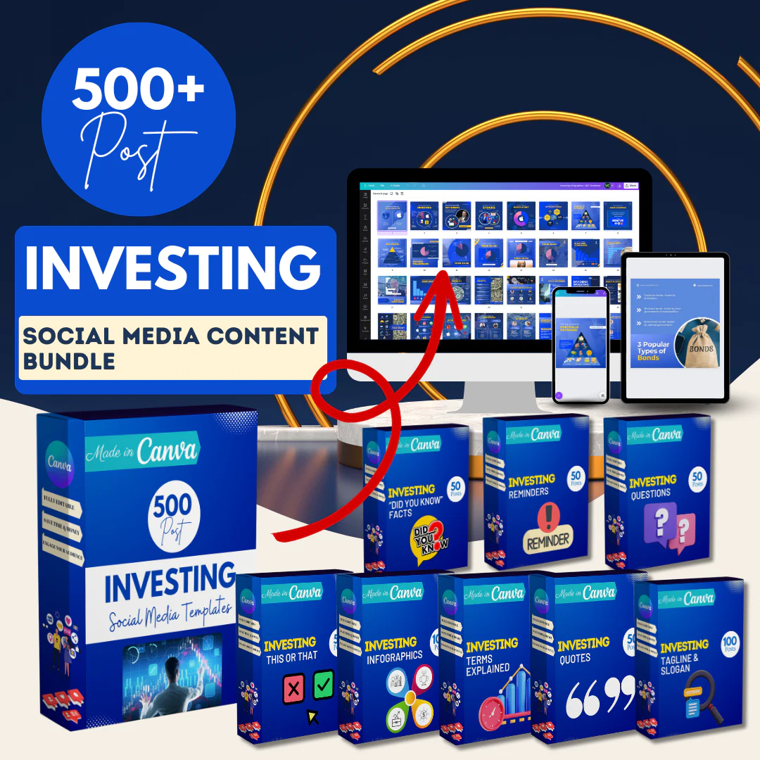 500 Investing Posts - Social Media Templates - Image 15