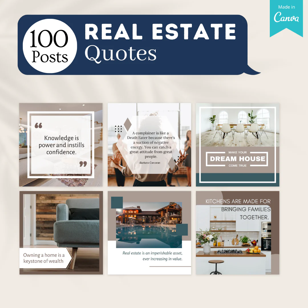 300 Real Estate Posts - Social Media Templates - Image 5
