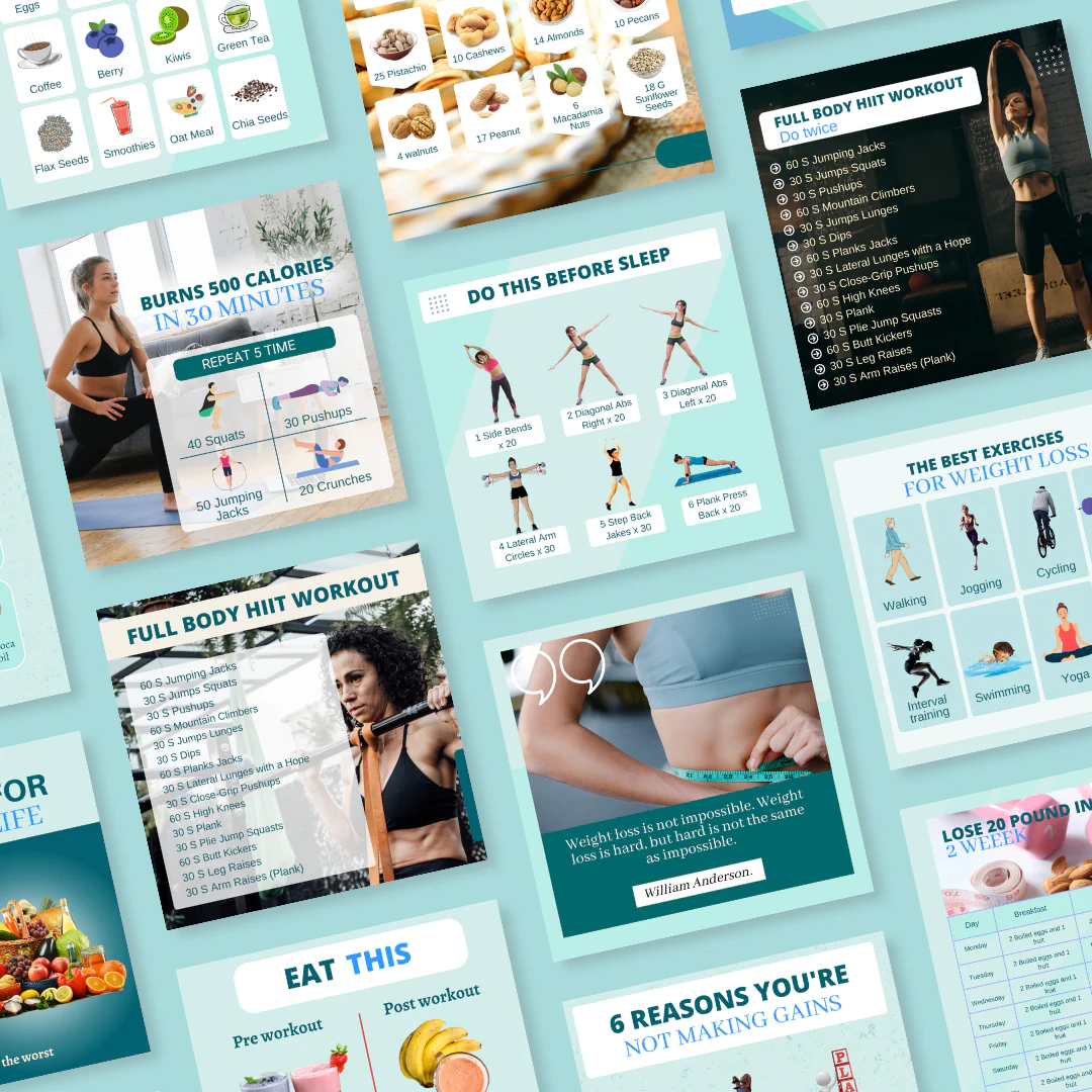200 Weight Loss Templates - Social Media Templates - Image 3