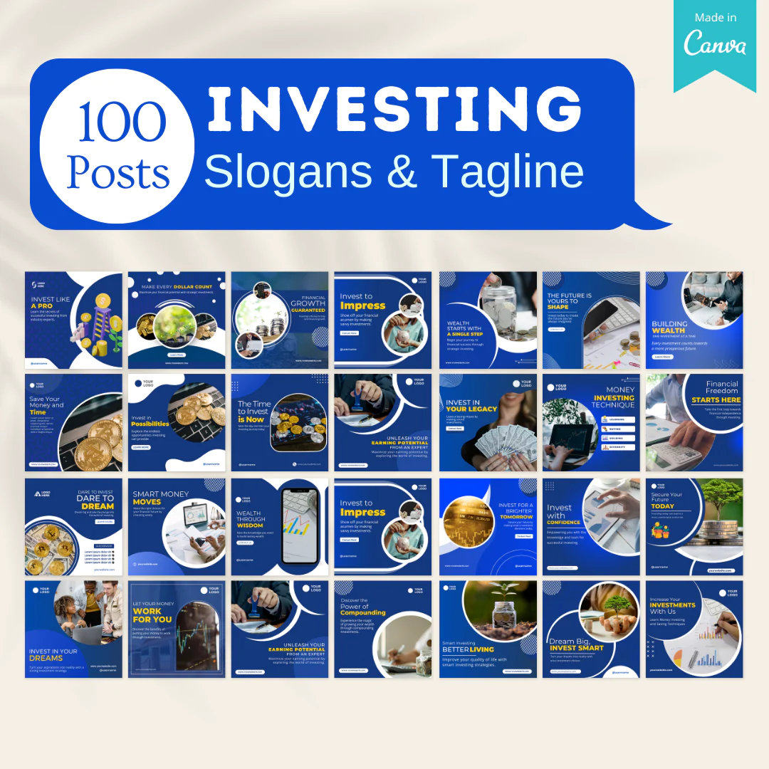 500 Investing Posts - Social Media Templates - Image 4
