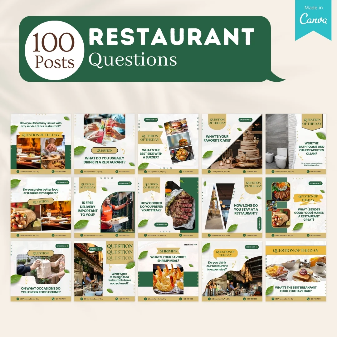 420 Restaurant Posts - Social Media Templates - Image 4