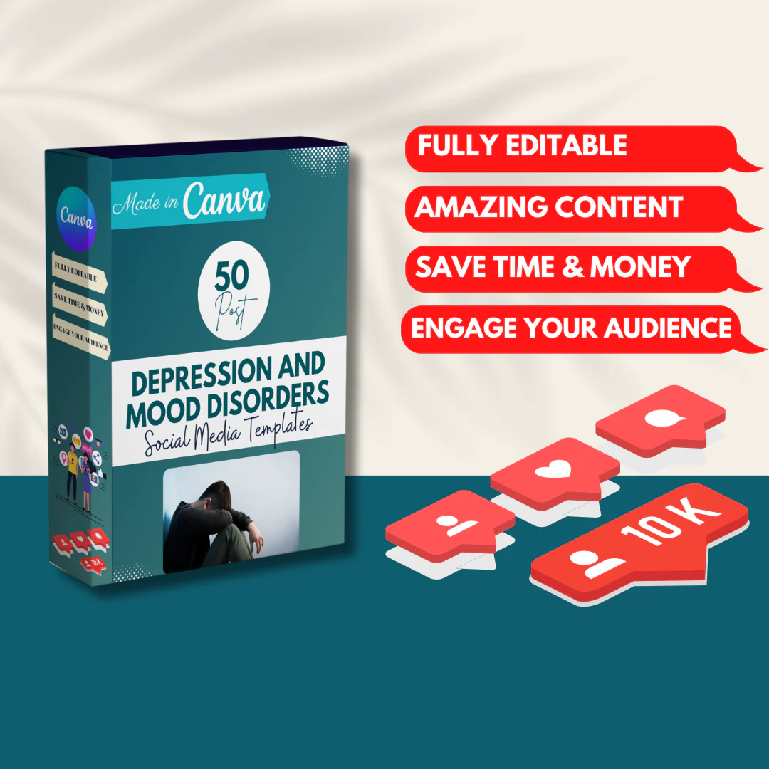 50 Depression And Mood Disorders - Social Media Templates - Image 4