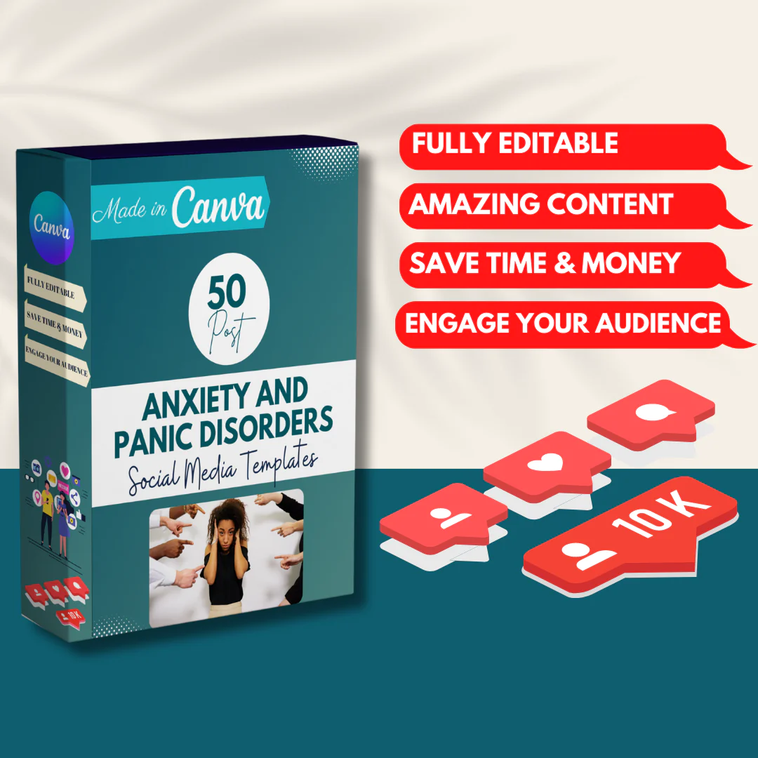 50 Anxiety And Panic Disorders - Social Media Templates - Image 6