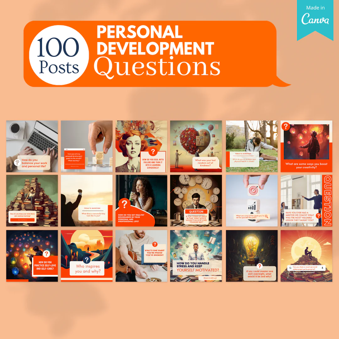 Personal Development Bundle -Social Media Templates - Image 5