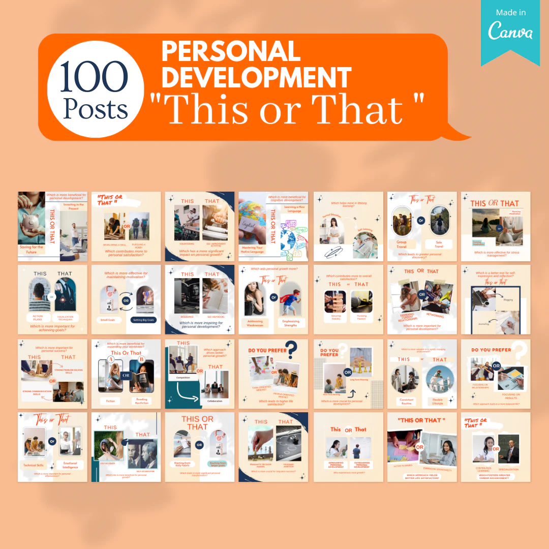 Personal Development Bundle -Social Media Templates - Image 6