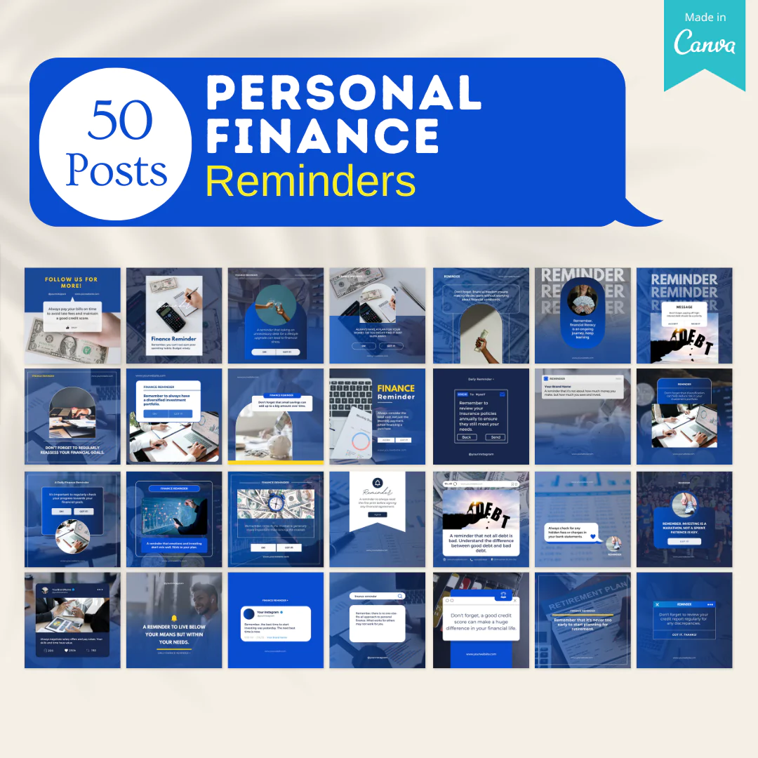 600 Personal Finance - Social Media Templates - Image 6