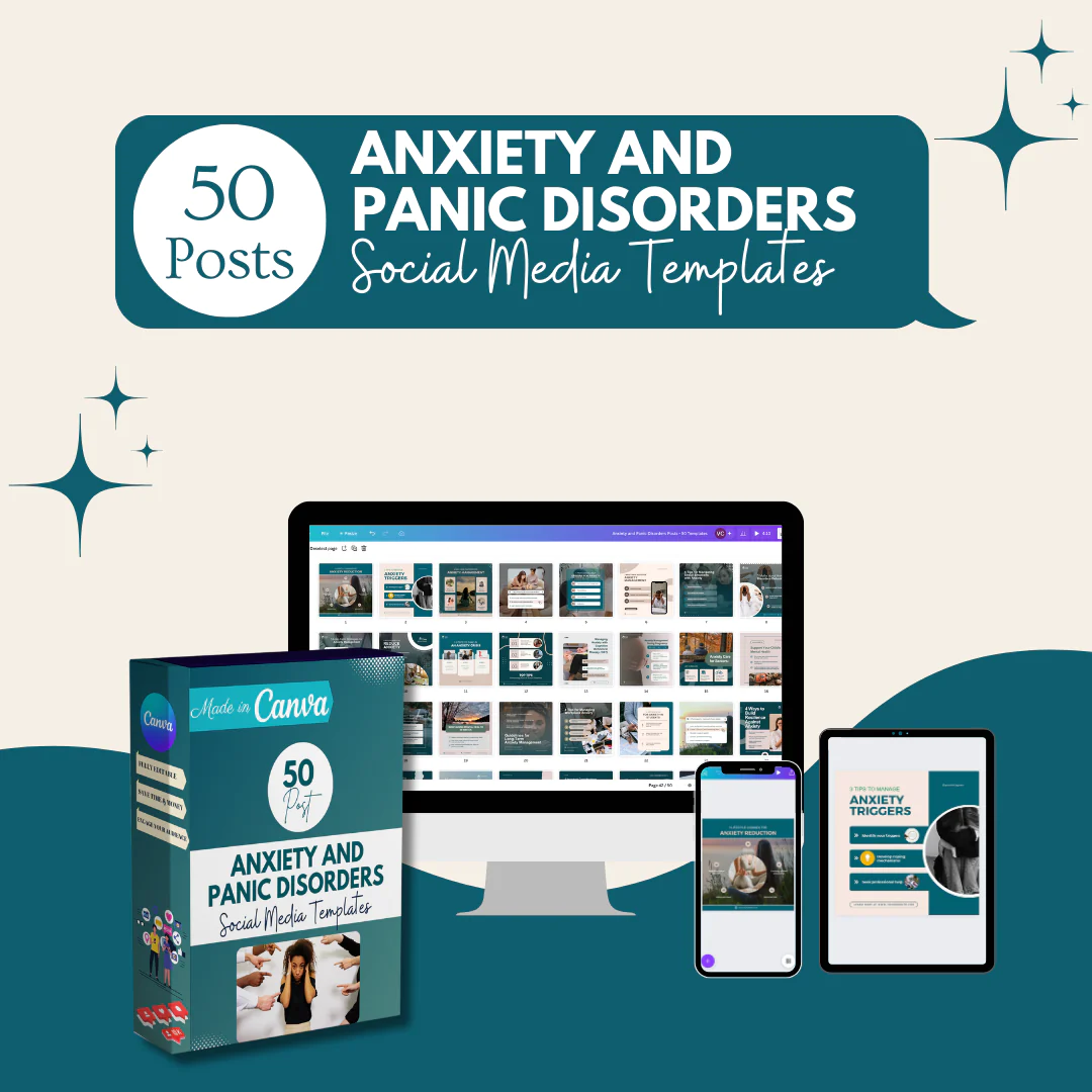 50 Anxiety And Panic Disorders - Social Media Templates - Image 7