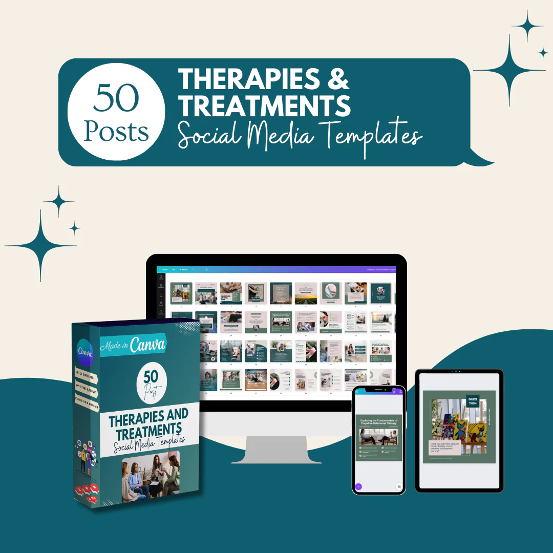 50 Therapies And Treatments Posts - Social Media Templates - Image 5