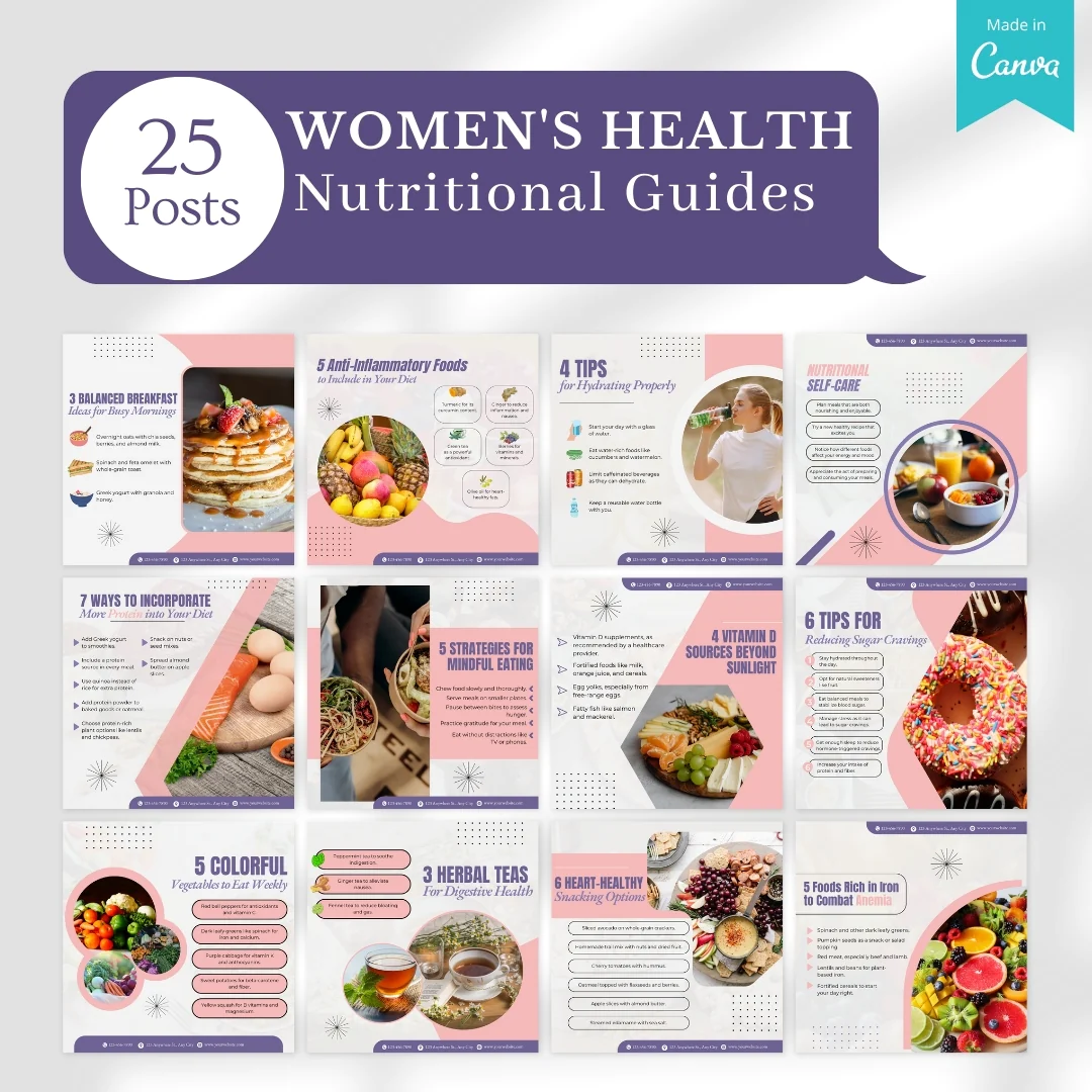 350+ Women's Health Posts - Social Media Templates - Image 4