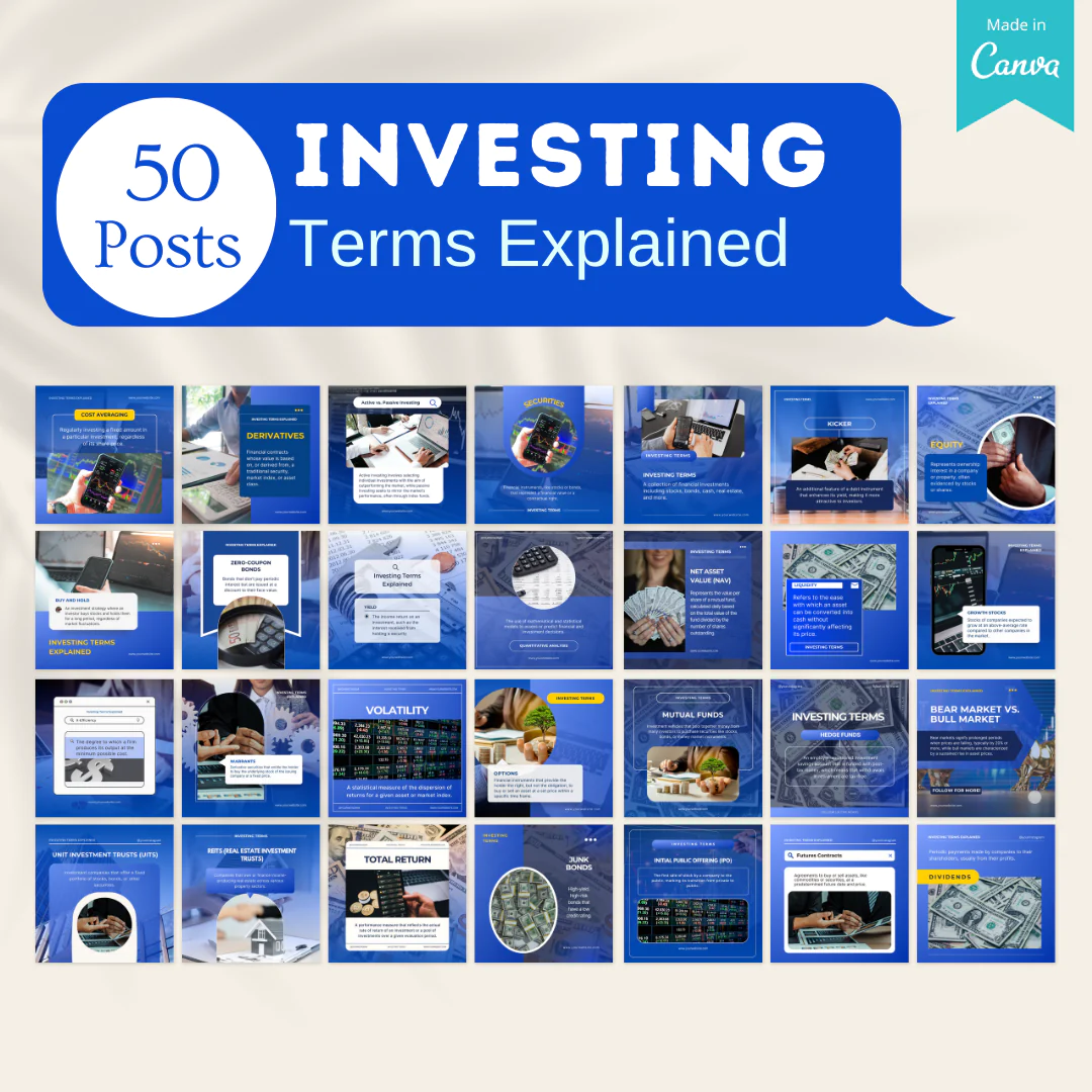 500 Investing Posts - Social Media Templates - Image 10