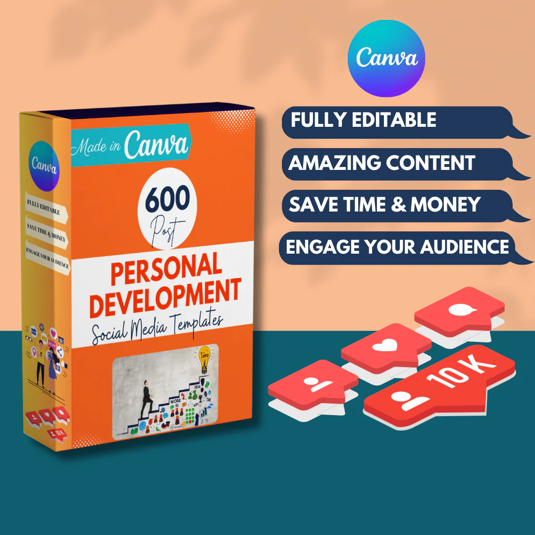 Personal Development Bundle -Social Media Templates - Image 10
