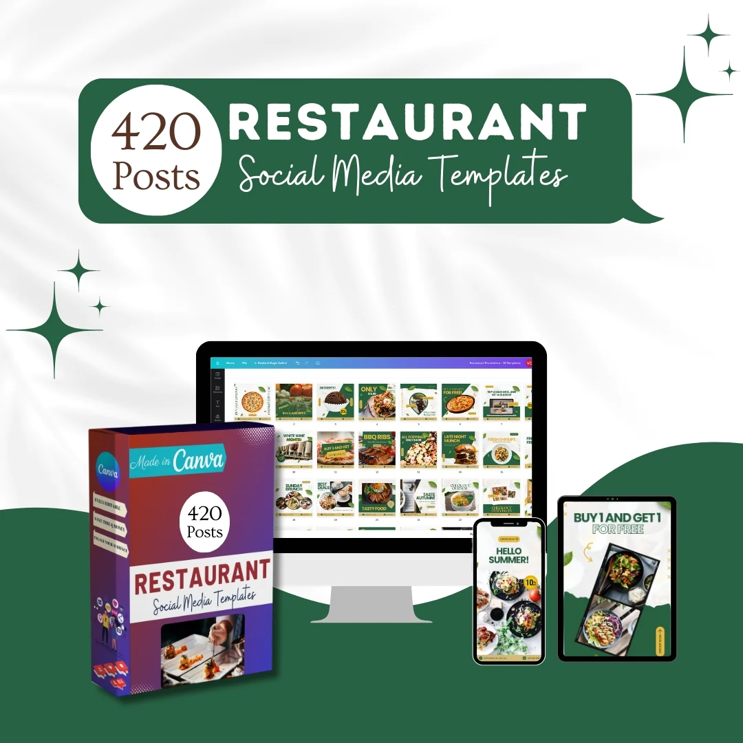 420 Restaurant Posts - Social Media Templates - Image 10