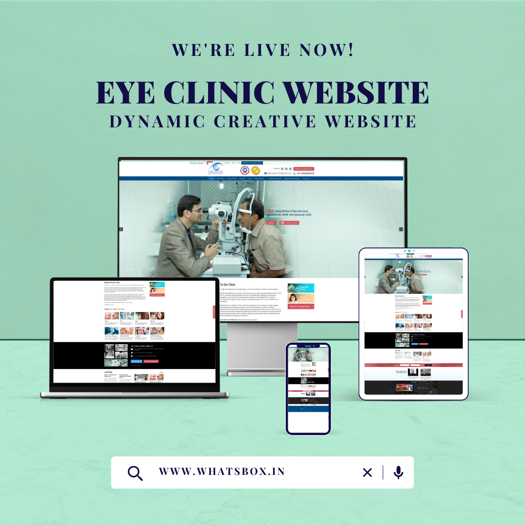 Eye-Clinic Dynamic Website with Appoitment